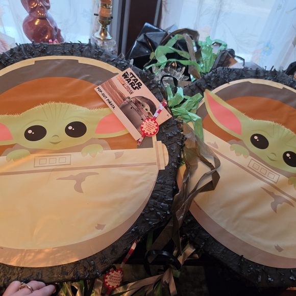 Star Wars Other - Star Wars Grogu Party Pinata — Green, Tan, Black